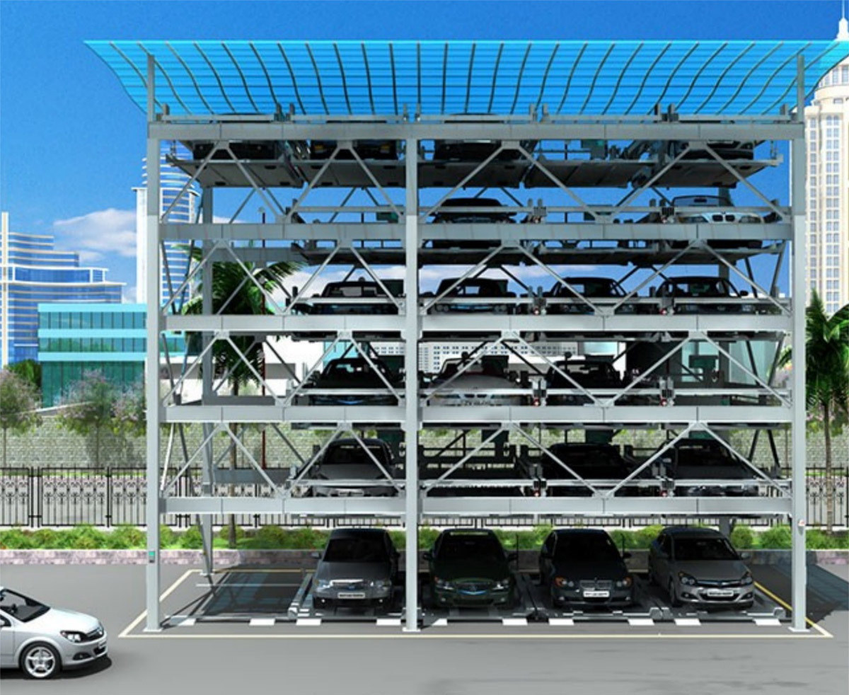 丁青PSH4-6四至六层升降横移式立体停车设备